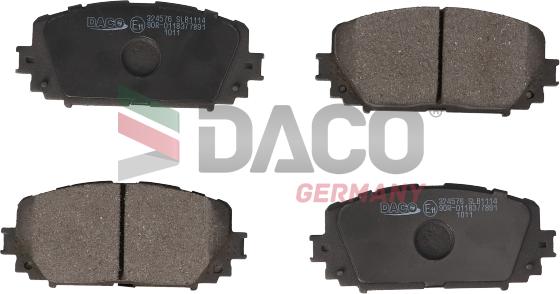 DACO Germany 324576 - Bremžu uzliku kompl., Disku bremzes autospares.lv