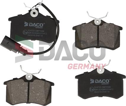 DACO Germany 324755 - Bremžu uzliku kompl., Disku bremzes autospares.lv