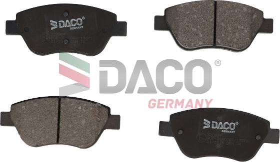 DACO Germany 320924 - Brake Pad Set, disc brake www.autospares.lv