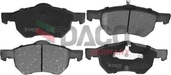 DACO Germany 320502 - Bremžu uzliku kompl., Disku bremzes www.autospares.lv