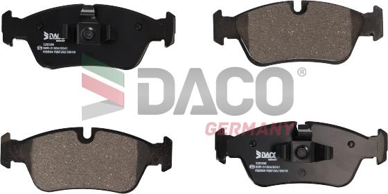 DACO Germany 320306 - Bremžu uzliku kompl., Disku bremzes autospares.lv