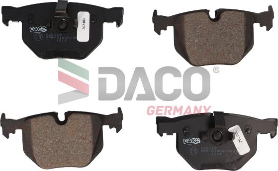 DACO Germany 320318 - Bremžu uzliku kompl., Disku bremzes www.autospares.lv