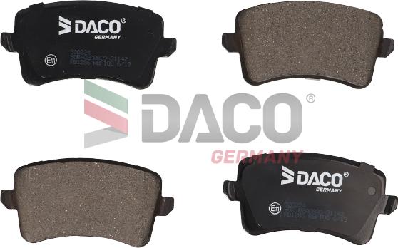 DACO Germany 320224 - Bremžu uzliku kompl., Disku bremzes www.autospares.lv