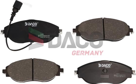 DACO Germany 320223 - Bremžu uzliku kompl., Disku bremzes autospares.lv