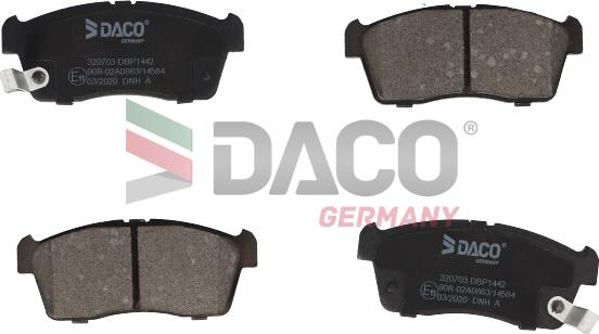 DACO Germany 320703 - Bremžu uzliku kompl., Disku bremzes autospares.lv