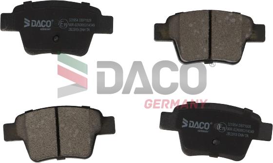 DACO Germany 321954 - Bremžu uzliku kompl., Disku bremzes autospares.lv