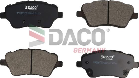 DACO Germany 321002 - Bremžu uzliku kompl., Disku bremzes autospares.lv