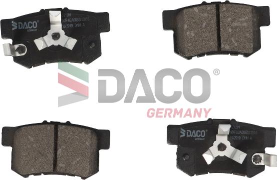 DACO Germany 321201 - Bremžu uzliku kompl., Disku bremzes www.autospares.lv