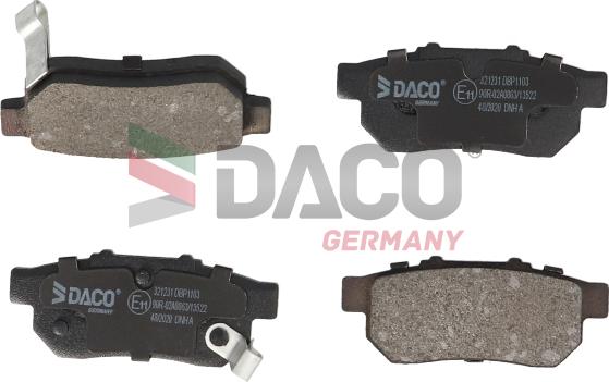 DACO Germany 321231 - Bremžu uzliku kompl., Disku bremzes autospares.lv