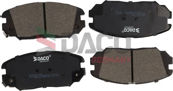 DACO Germany 321705 - Brake Pad Set, disc brake www.autospares.lv