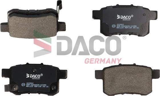 DACO Germany 323902 - Bremžu uzliku kompl., Disku bremzes autospares.lv