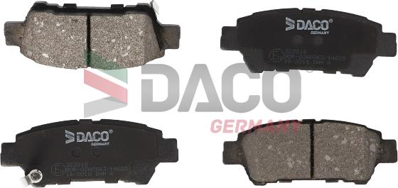 DACO Germany 323916 - Bremžu uzliku kompl., Disku bremzes autospares.lv