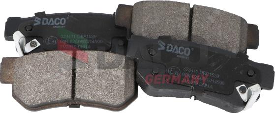 DACO Germany 323411 - Bremžu uzliku kompl., Disku bremzes www.autospares.lv