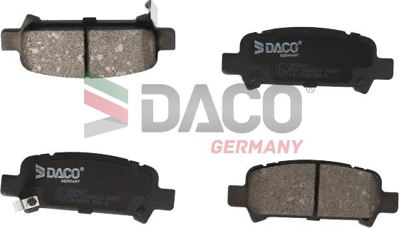 DACO Germany 323602 - Bremžu uzliku kompl., Disku bremzes autospares.lv