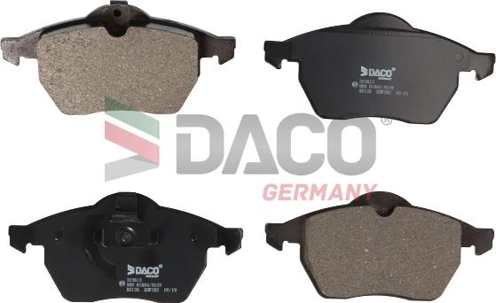 DACO Germany 323613 - Bremžu uzliku kompl., Disku bremzes autospares.lv