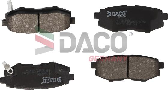 DACO Germany 323636 - Bremžu uzliku kompl., Disku bremzes www.autospares.lv