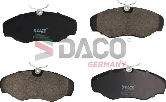 DACO Germany 323626 - Bremžu uzliku kompl., Disku bremzes autospares.lv