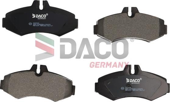 DACO Germany 323340 - Bremžu uzliku kompl., Disku bremzes www.autospares.lv