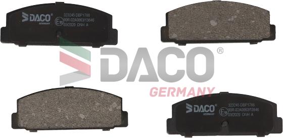 DACO Germany 323245 - Bremžu uzliku kompl., Disku bremzes www.autospares.lv