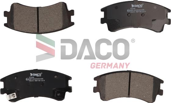 DACO Germany 323240 - Bremžu uzliku kompl., Disku bremzes www.autospares.lv