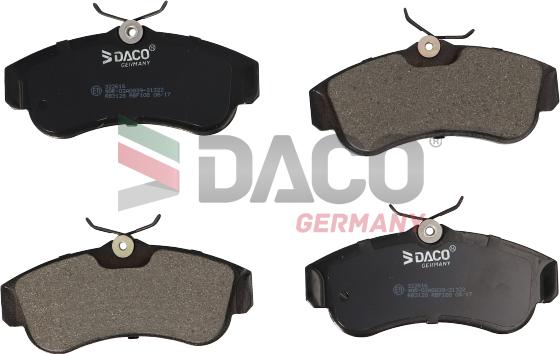 DACO Germany 322616 - Bremžu uzliku kompl., Disku bremzes autospares.lv