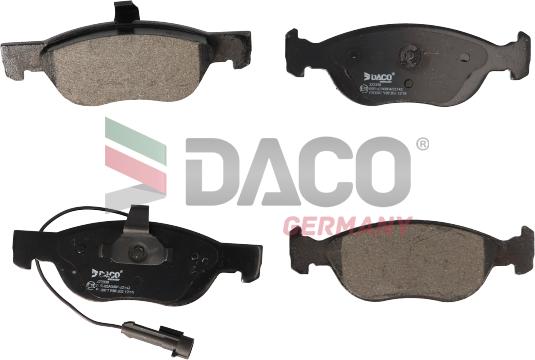 DACO Germany 322338 - Bremžu uzliku kompl., Disku bremzes autospares.lv