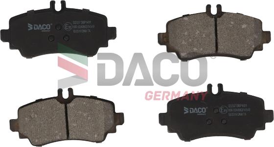 DACO Germany 322337 - Bremžu uzliku kompl., Disku bremzes autospares.lv