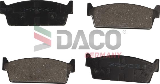 DACO Germany 322237 - Bremžu uzliku kompl., Disku bremzes autospares.lv