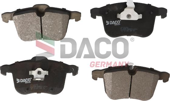 DACO Germany 322721 - Bremžu uzliku kompl., Disku bremzes autospares.lv