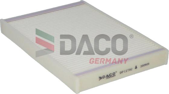 DACO Germany DFC2702 - Filtrs, Salona telpas gaiss autospares.lv