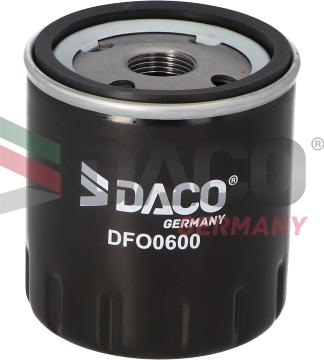 DACO Germany DFO0600 - Eļļas filtrs autospares.lv