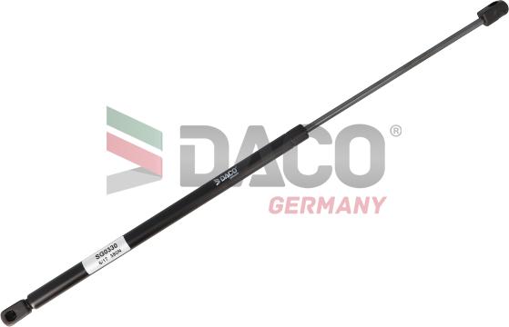 DACO Germany SG0330 - Gāzes atspere, Bagāžas / Kravas nodalījuma vāks www.autospares.lv
