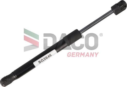 DACO Germany SG2646 - Gāzes atspere, Bagāžas / Kravas nodalījuma vāks www.autospares.lv