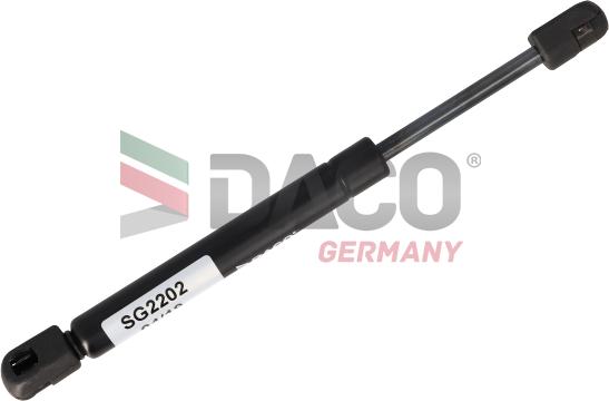 DACO Germany SG2202 - Gāzes atspere, Bagāžas / Kravas nodalījuma vāks www.autospares.lv