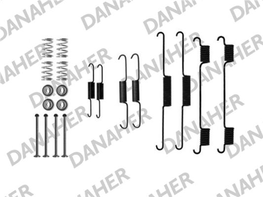 Danaher 7817 - Комплектующие, барабанный тормозной механизм www.autospares.lv