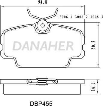 BOSCH 0 986 TB2 173 - Brake Pad Set, disc brake www.autospares.lv