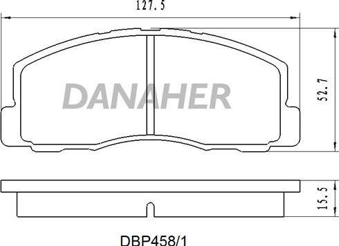 Pemebla JAPPA-522AF - Brake Pad Set, disc brake www.autospares.lv