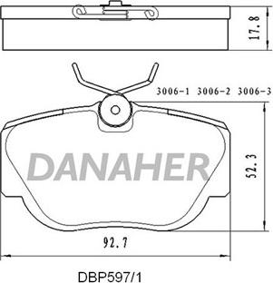 Quinton Hazell QFD5006AF - Bremžu uzliku kompl., Disku bremzes www.autospares.lv