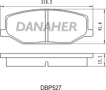 Japanparts JPA-803AF - Brake Pad Set, disc brake www.autospares.lv