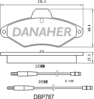 G.U.D. GBP043804 - Тормозные колодки, дисковые, комплект www.autospares.lv