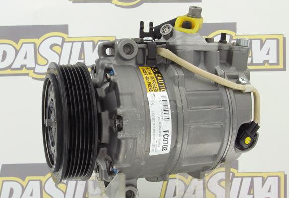 DA SILVA FC0702 - Compressor, air conditioning www.autospares.lv