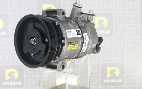 DA SILVA FC1231 - Compressor, air conditioning www.autospares.lv