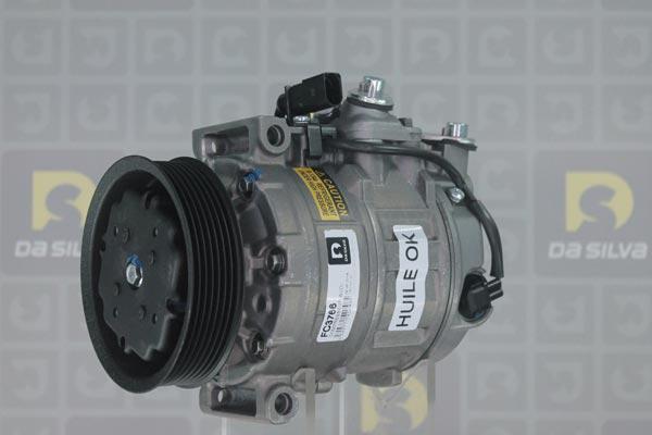 DA SILVA FC3766 - Compressor, air conditioning www.autospares.lv