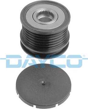 Dayco ALP2346 - Шкив генератора, муфта www.autospares.lv