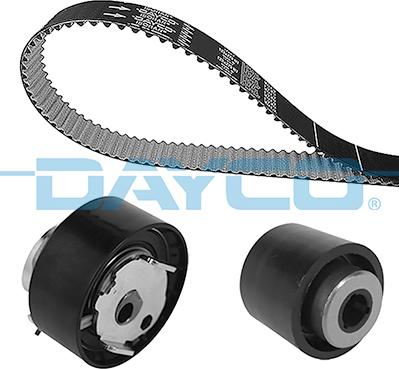 Dayco KBIO15 - Комплект зубчатого ремня ГРМ www.autospares.lv