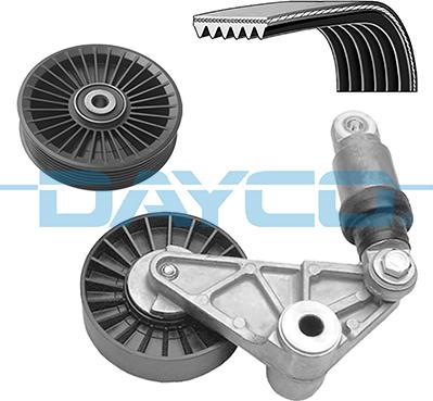 Dayco KPV539 - Ķīļrievu siksnu komplekts www.autospares.lv