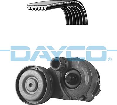 Dayco KPV573 - Поликлиновый ременный комплект www.autospares.lv