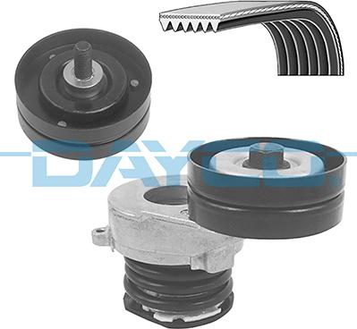 Dayco KPV606 - Ķīļrievu siksnu komplekts autospares.lv