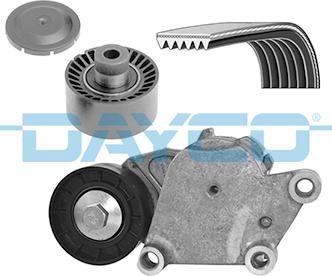 Dayco KPV093 - Поликлиновый ременный комплект www.autospares.lv