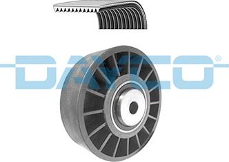 Dayco KPV007 - Поликлиновый ременный комплект www.autospares.lv